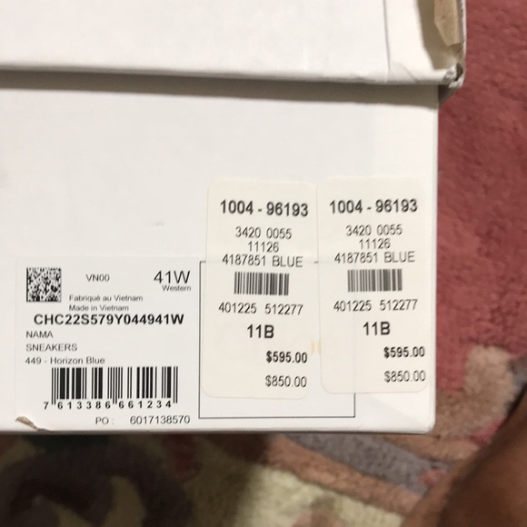 Chloe Nama sneakers. Horizon blue. NWT - Picture 10 of 11